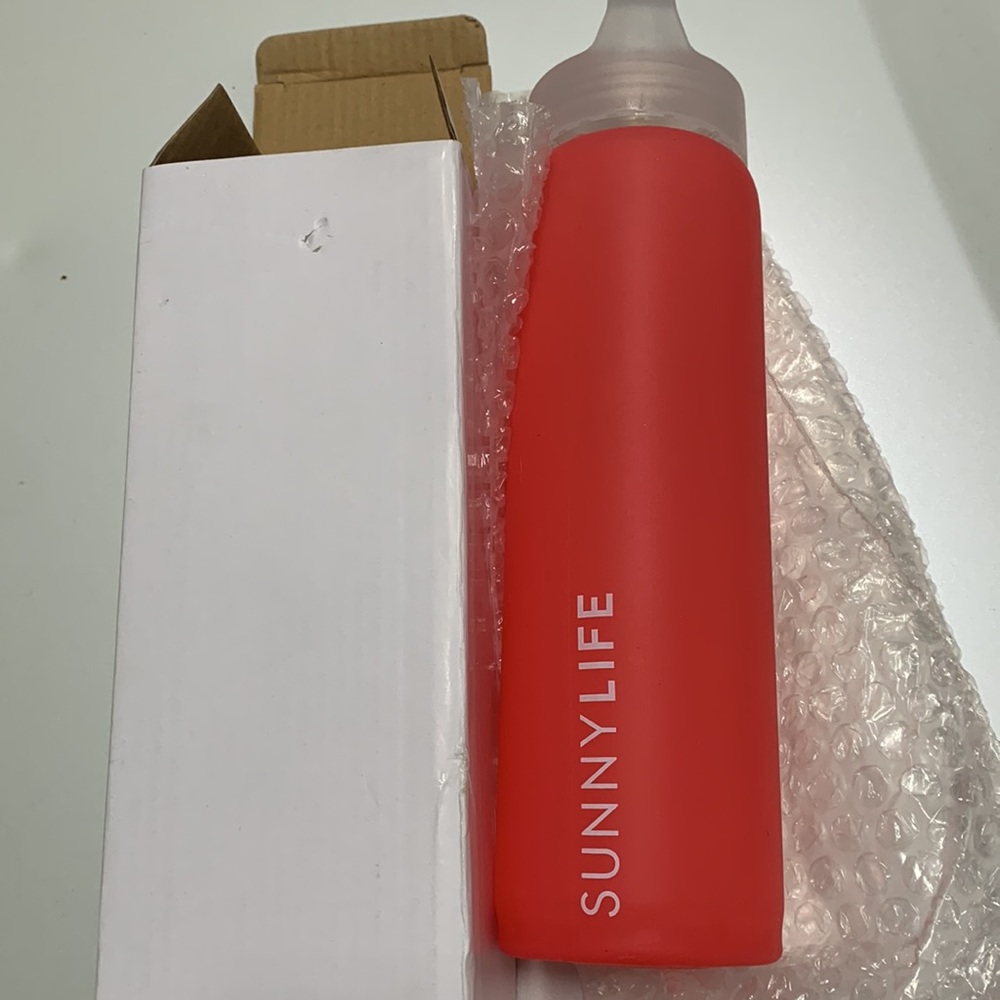 Brand new Water bottle glass